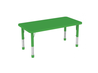 طاولة مستطيلة متعددة المستويات خشب 120*60 - لون أخضر