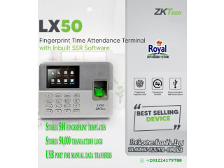 اجهزة حضور و انصراف في اسكندرية الانسب للمشاريع الصغيرة والمحلات و الشركات جهاز lx50 by ZKTECO