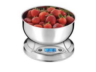 Digital kitchen scale with lit display