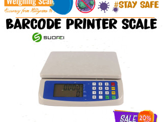 Label printing table top scales barcode printers