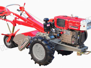 MASSIVE BRAND - WALKING TRACTOR MT 20 - 20HP WITH ROTARY TILLER AND PLOUGH